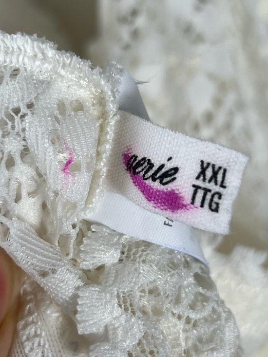 Aerie Joy Lace Padded Longline Bralette Size XXL White Strappy NWOT - Picture 8 of 8